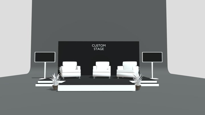 Press Conference Room 3D Model