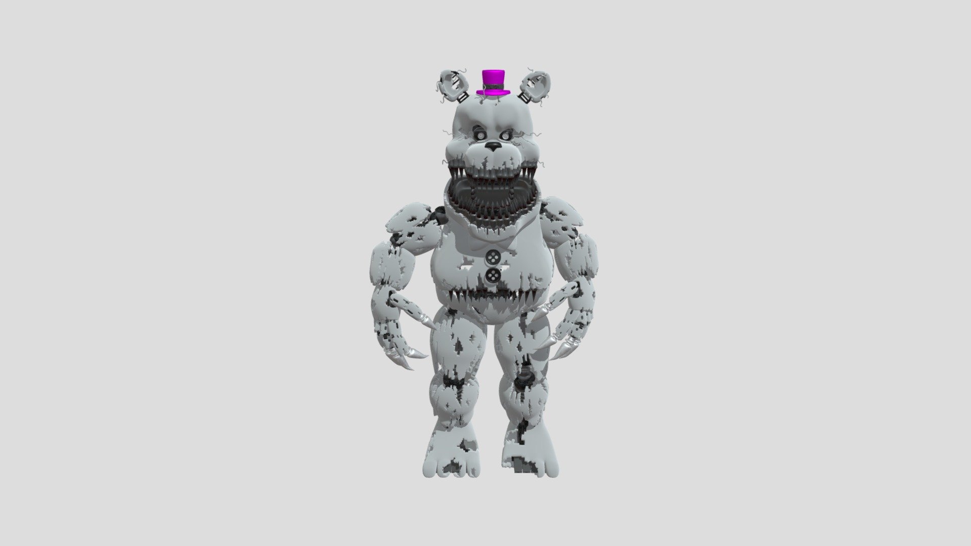 Nightmare Fredbear - Download Free 3D model by NightmareFredbear1987  (@NightmareFredbear1987) [d9bd2f9]