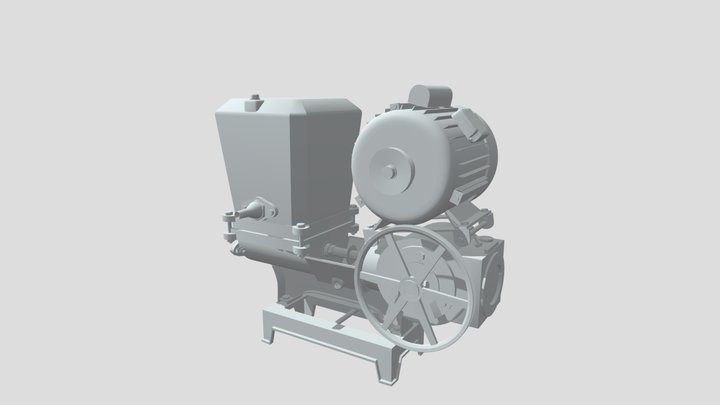 Water Pump Pakistani 3D Model
