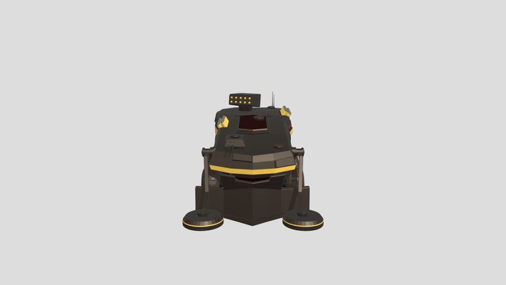 Armored Transport 3D Model