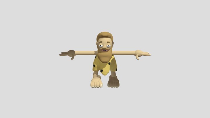 Caveman 3D Model