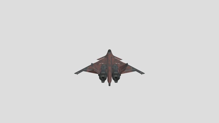 Warplane 3d model 3D Model