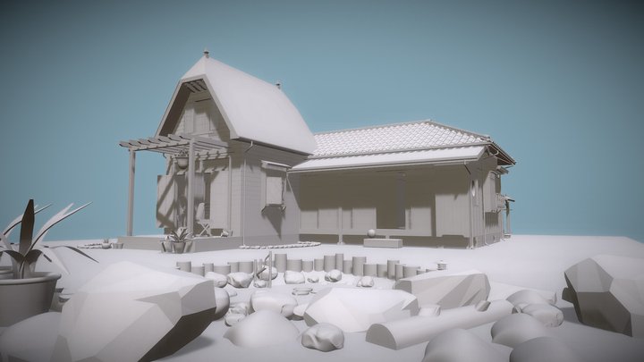 Kusakabe House (My Neighbor Totoro) 3D Model