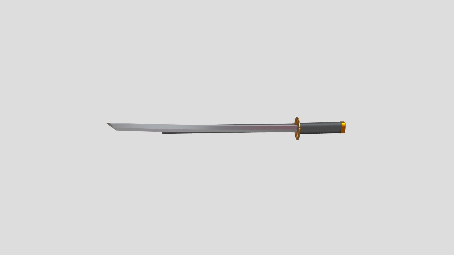 Lowpoly katana sword