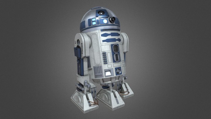 R2-D2 3D Model