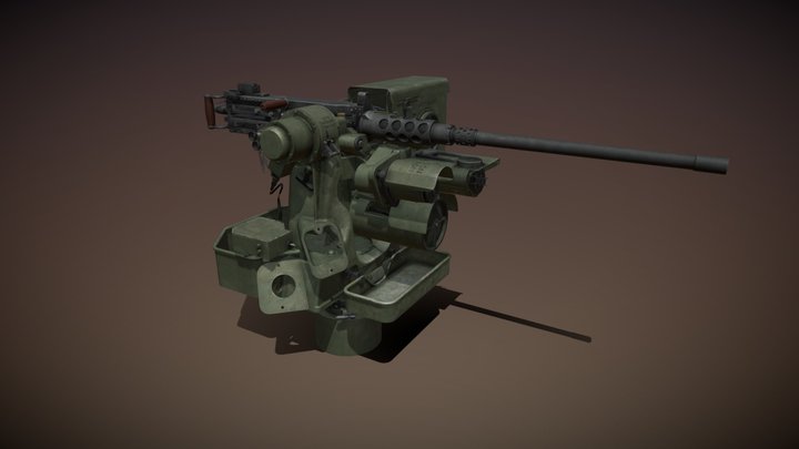 RWS Kongsberg M151 Protector with M2 3D Model