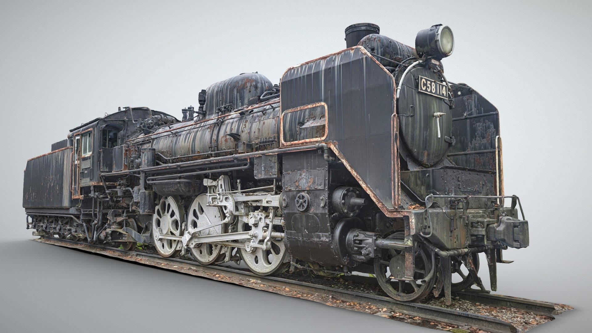 Steam Locomotive C58_114(japan) - 3D model by Fuji (@fujisan) [1a423ea ...