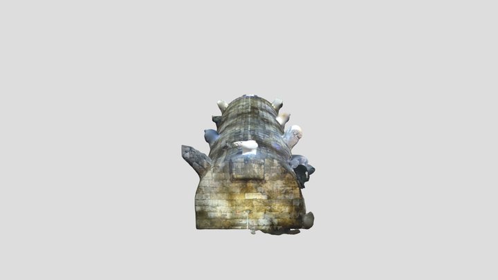 Temple of Zeus Vaulted Lower Gallery 3D Model
