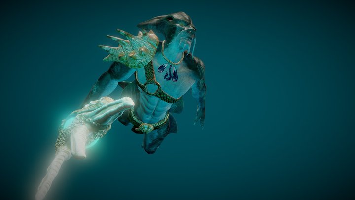 Alien Sea Warrior 3D Model
