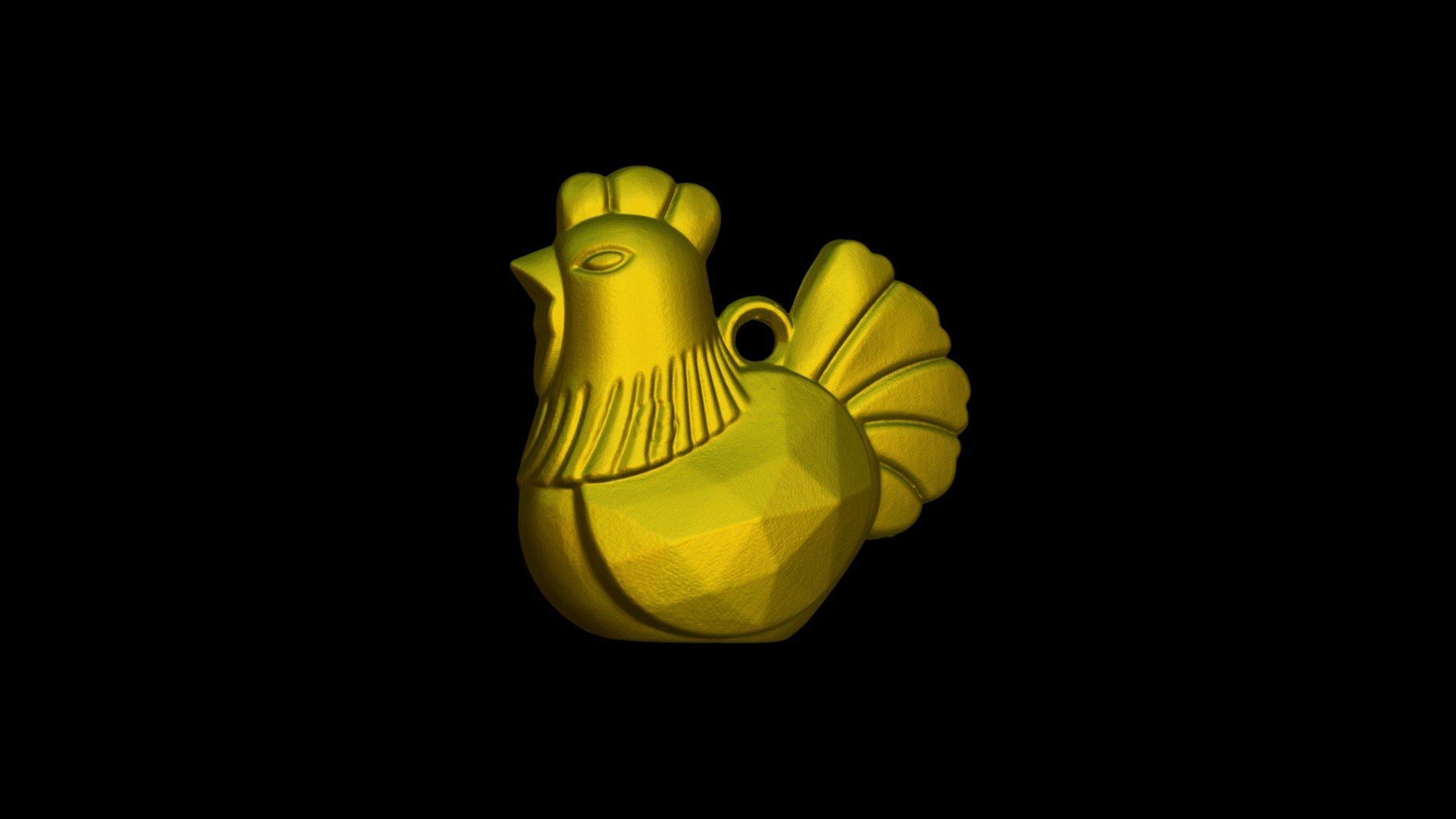 Hen pendant