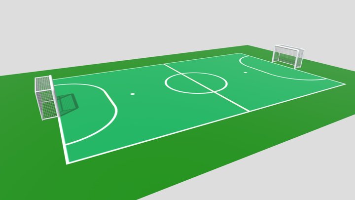 5 a side soccer 3D Model