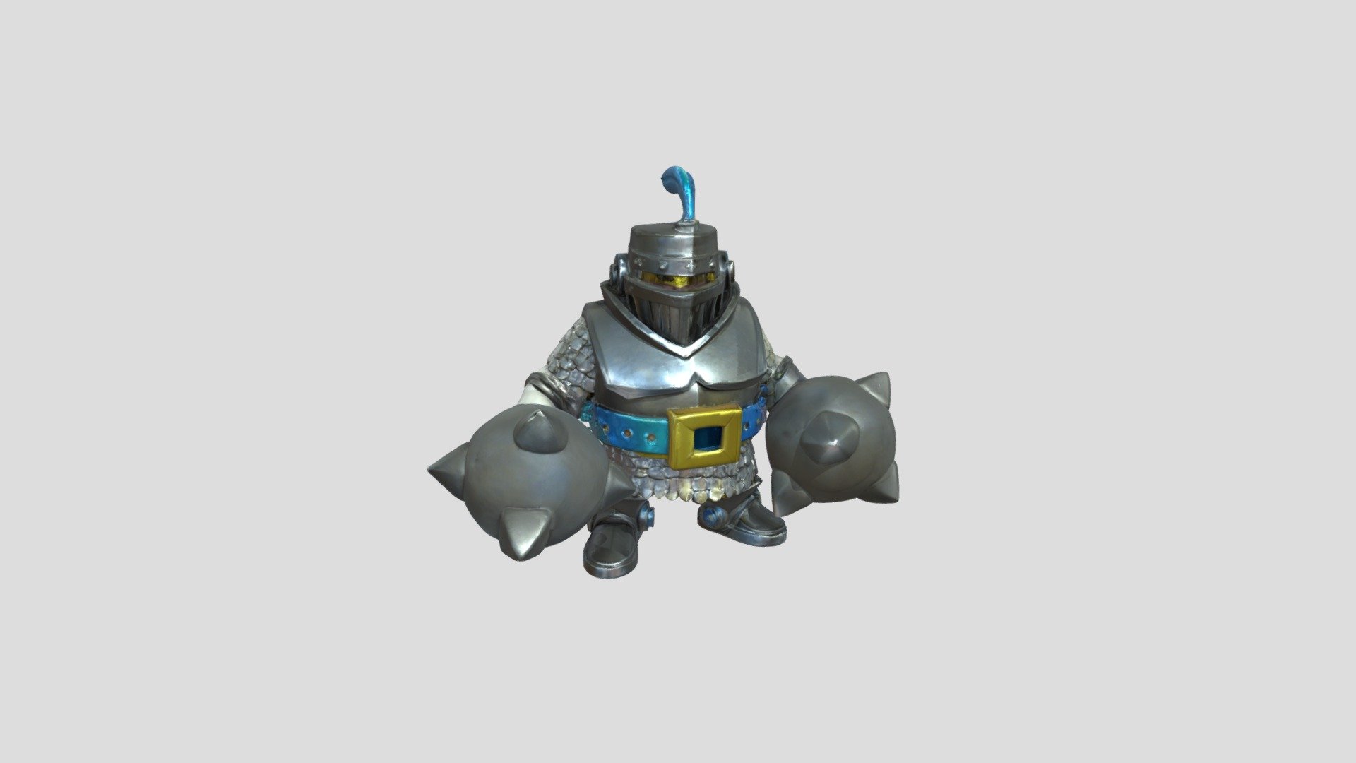 Mega Knight from Clash Royale - 3D model by elimesarine [1a4561f ...