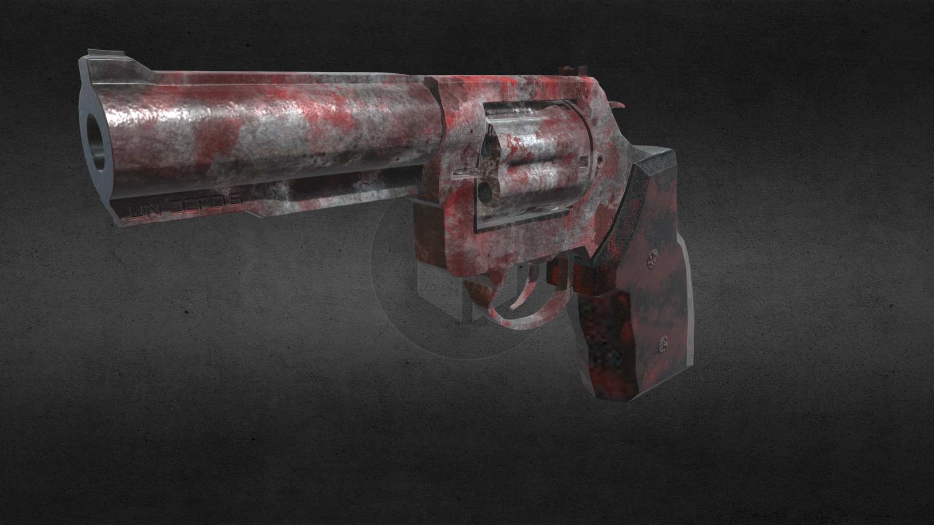 Bloody revolver zombie weapon - Download Free 3D model by Richreid7 ...