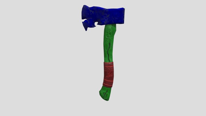 Stylized Woodmans Axe – Free 3D Model STL