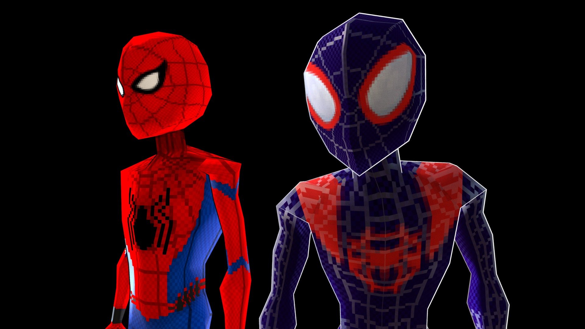 Spider-Man Miles and Peter