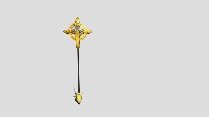 MecStaffFBX 3D Model