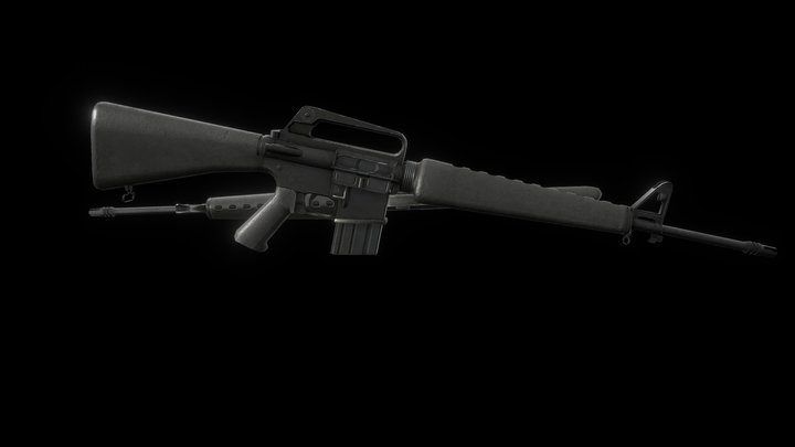 M16a1 3D Model