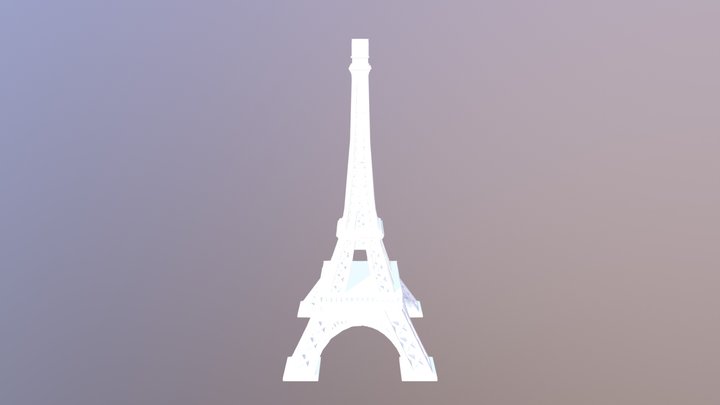 Mpaeiffel-tower-keychain 3D Model