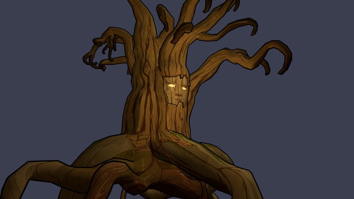 stylized tree 3D Model