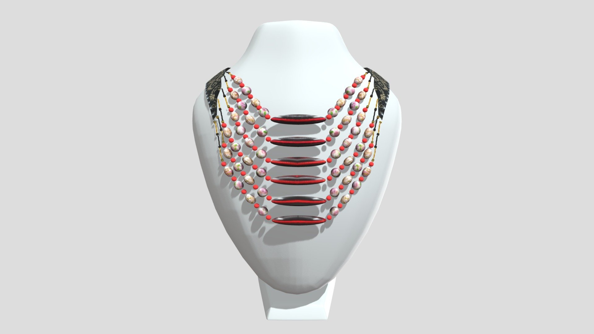 MODERN SARAWAK BEADS NECKLACE