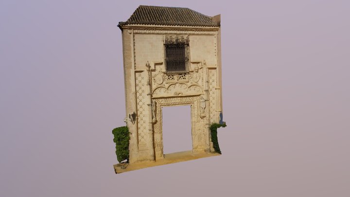 Puerta de Marchena. Alcázar de Sevilla 3D Model