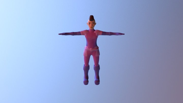 Trabalho 2 - Modelagem de Personagem 3D Model