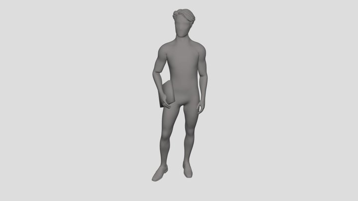 5_90's_Male_wip02 3D Model