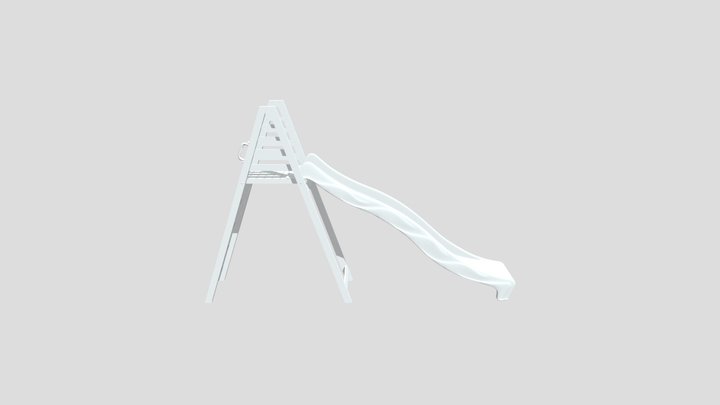Kids Slide 3D – Mô hình cầu trượt ngoài trời 3D Model
