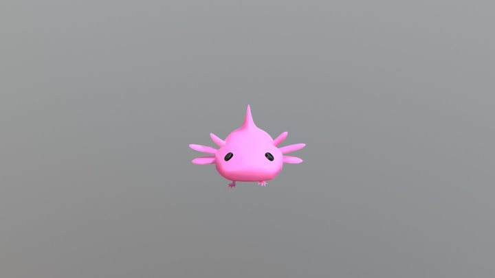 Axolotl 3D Model