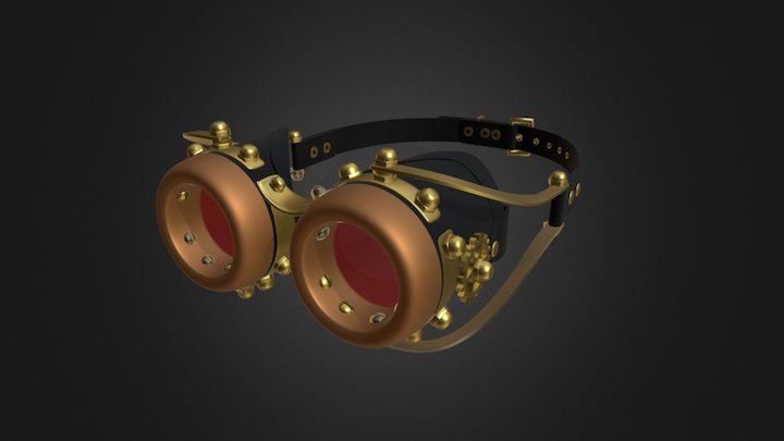 Antiparras Steampunk 3D Model