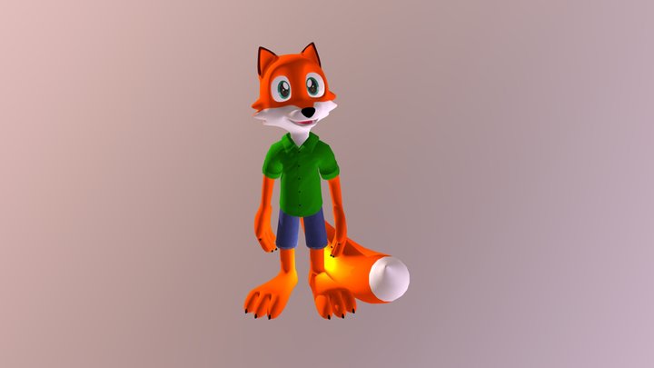 Fox 3D Model