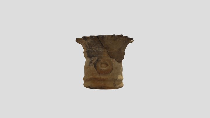 Brasero Uspantán, Quiché. 3D Model