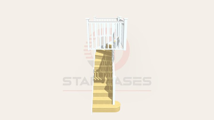 WHITE SPINDLES 3D Model