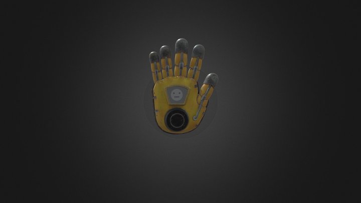 Poppy Playtime 5 Yellow Hand 3D Model