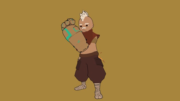 Hiro The Guardian 3D Model