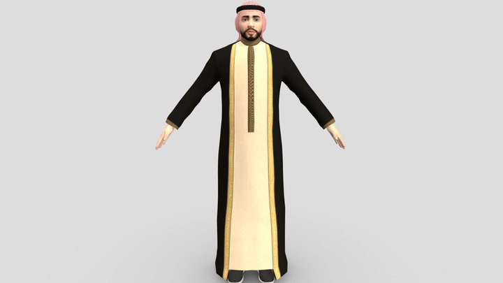 Emirati Man 3D Model