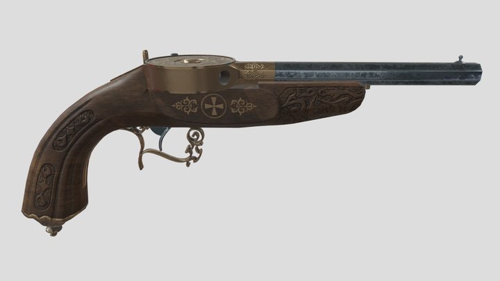 Pistol 3D Model