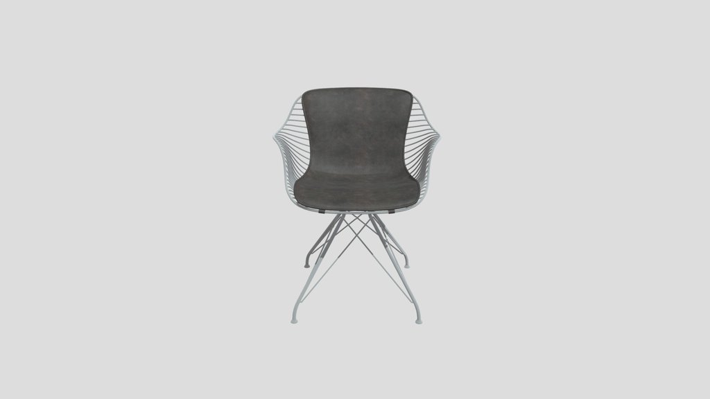 Wire Dining Chair Black