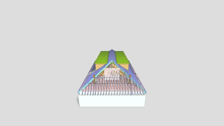 00936-Roof 3D Model
