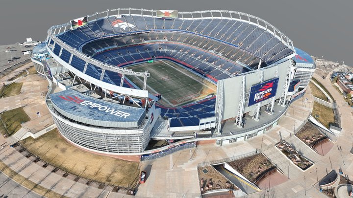 Empower Field at Mile High – Gratis 3D-model STL