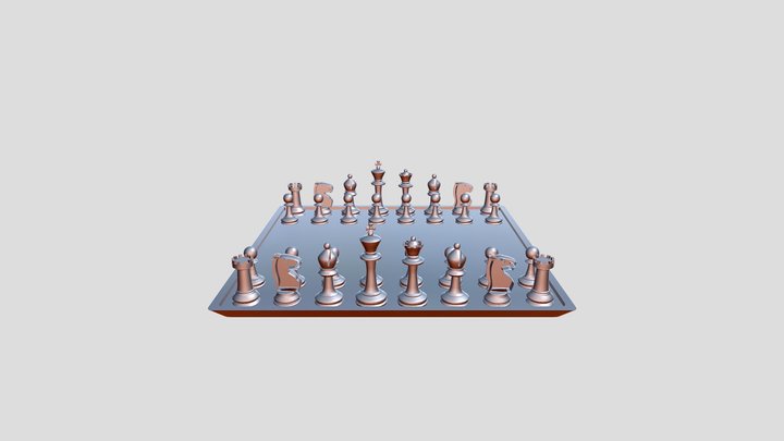 chess set 3D Model