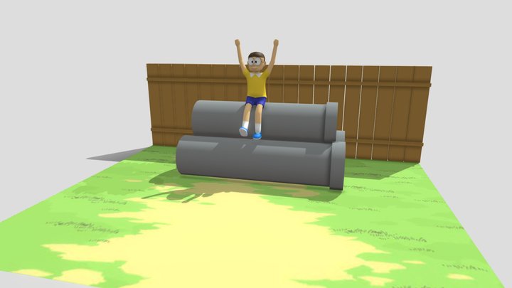 Nobita 3D Model