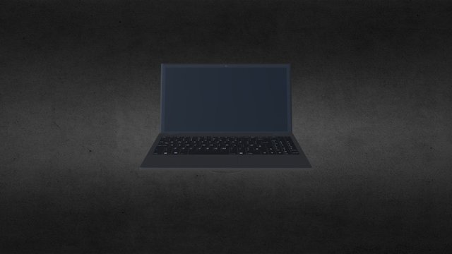 Generic Laptop 3D Model