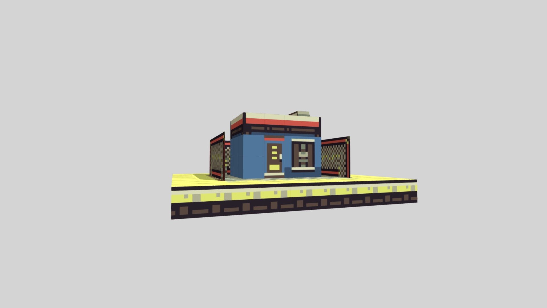 shop pixelart low poly - 3D model by mrcenourastudio [1a5702f] - Sketchfab