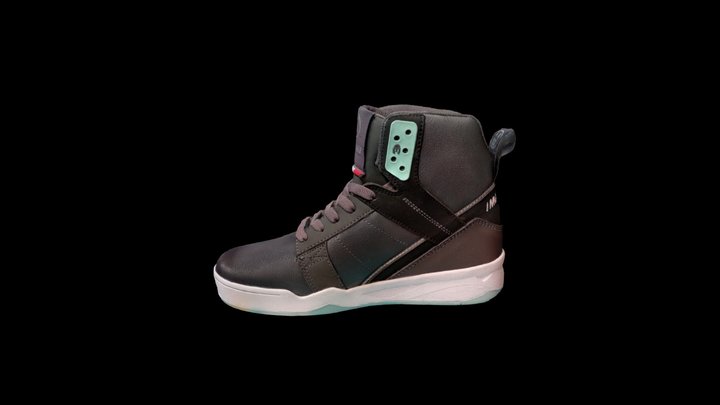 Boot Grey Aqua Immortale 3D Model