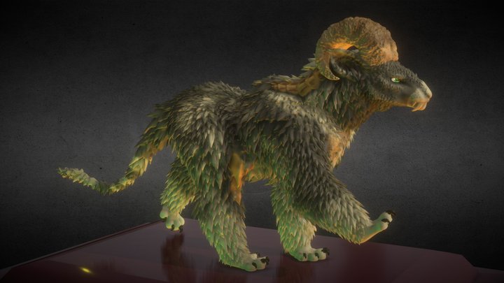 Ram Bear 3D Model