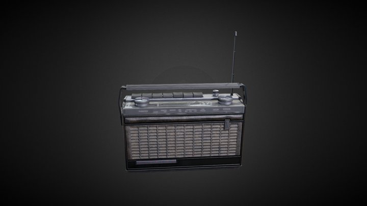 Radio station 3D Model