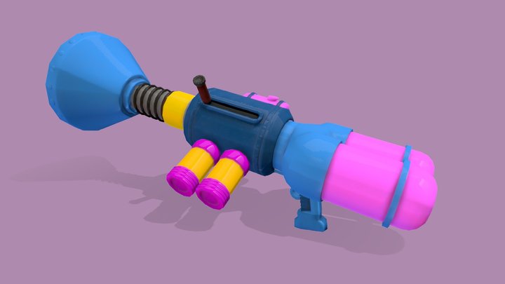 Bubble Gun 3D Model