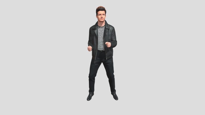 He'll Never Gonna Give You Up – Modelo 3D gratuito STL