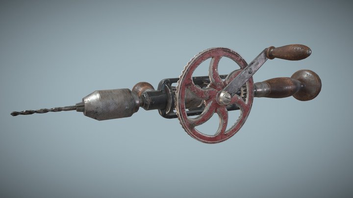Millers Falls Co. Hand Drill No. 980 3D Model
